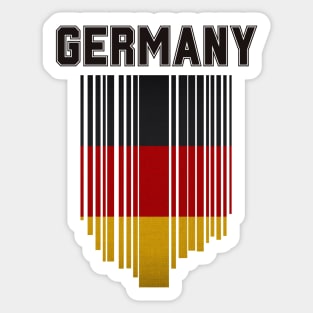 Germany flag, german flag Sticker